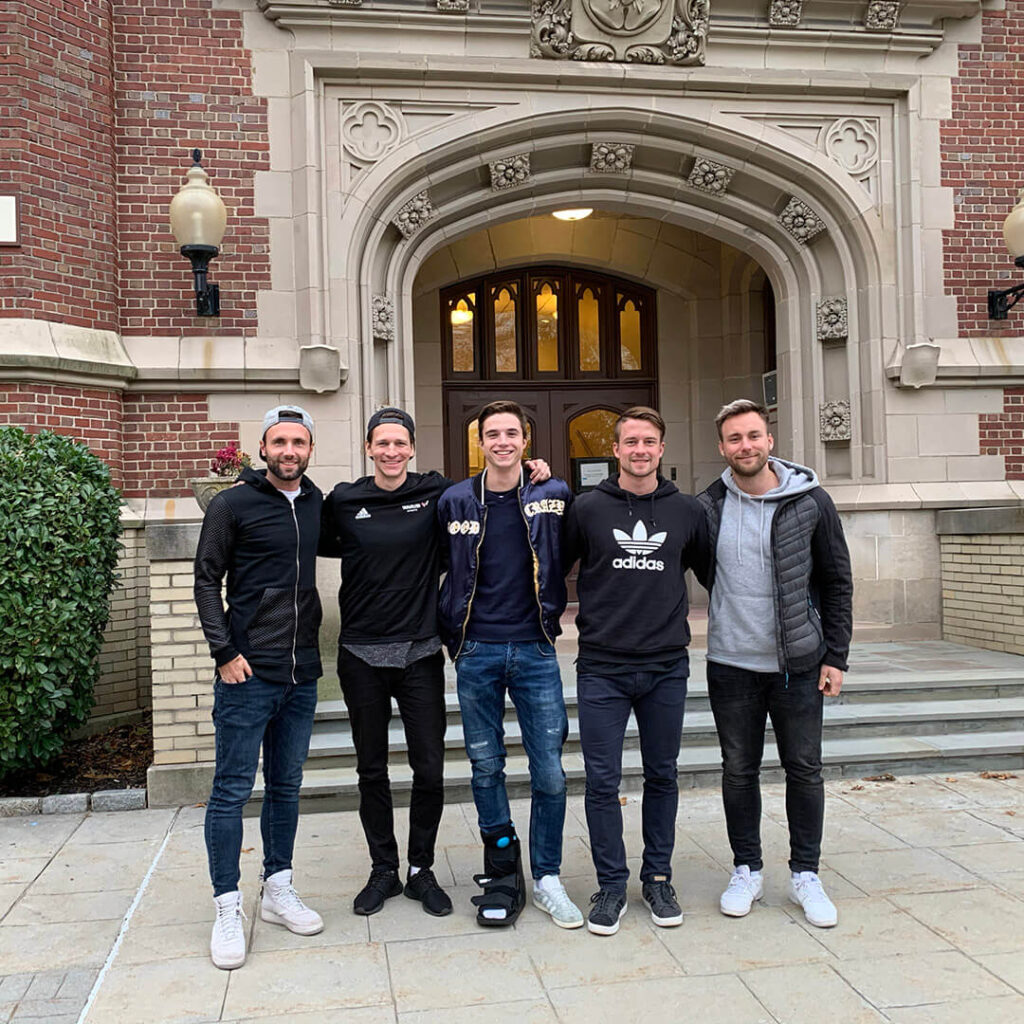 Athletes USA zu Besuch bei Johan am Concordia College - Road Trip Station 8